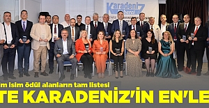 Karadeniz Haberci'den muhteşem ödül töreni